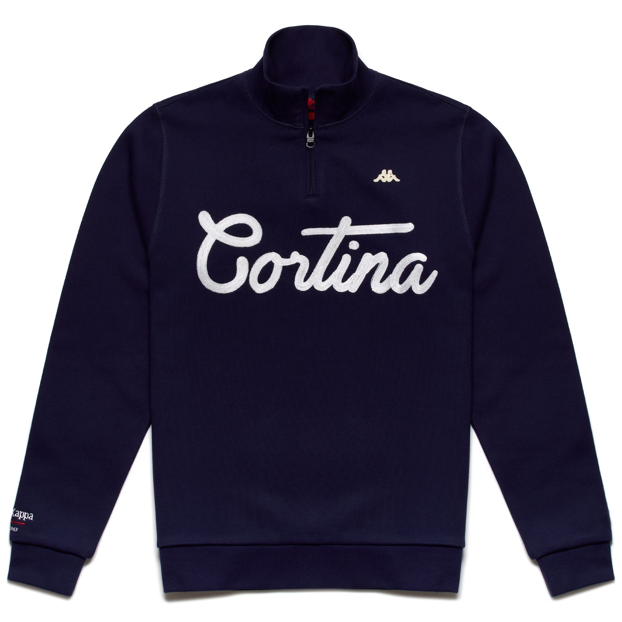 Fleece Man EROI LIVIGNO Jumper CORTINA NAVY-CREAM