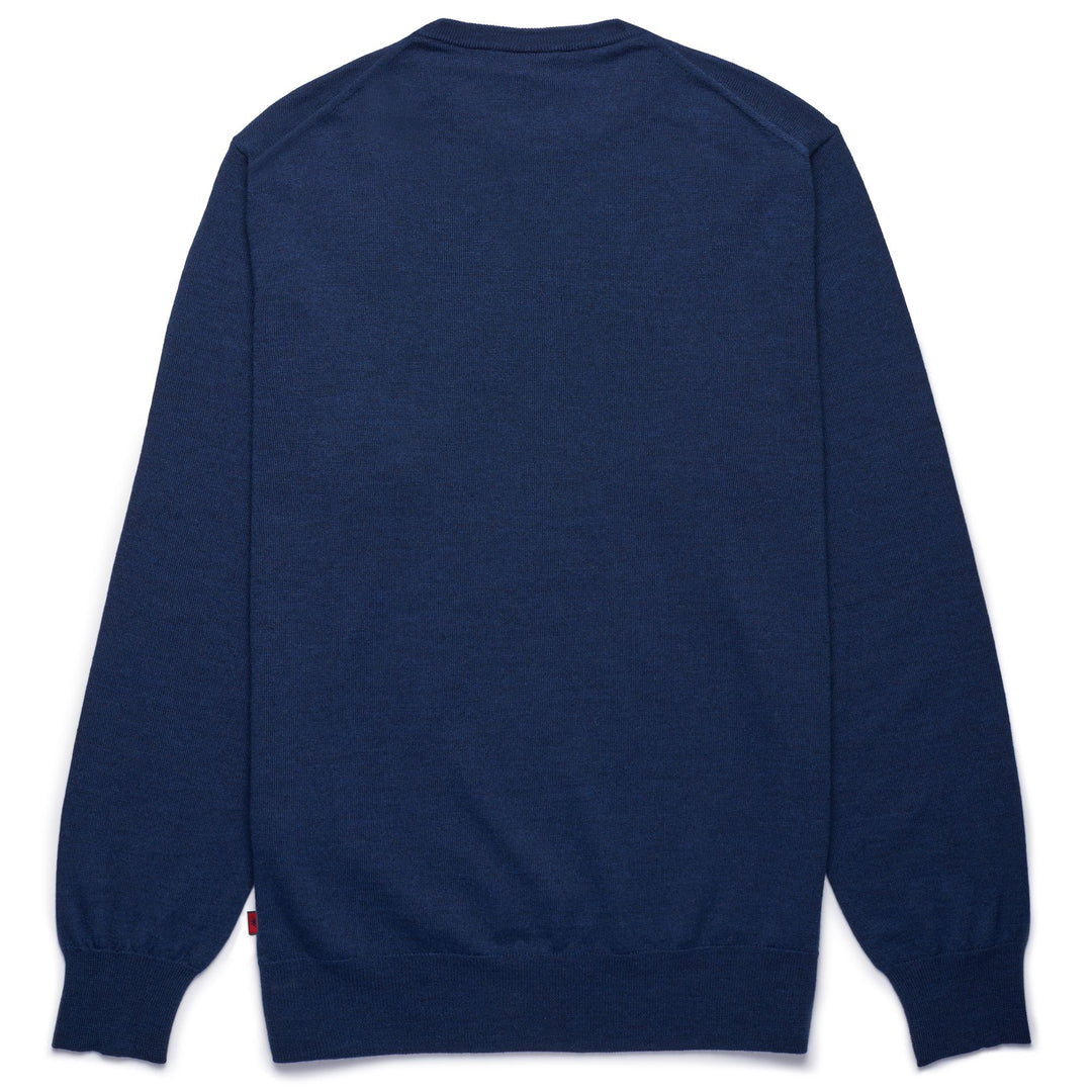 KNITWEAR Man RUNELLI Pull Over BLUE IRIS Dressed Front (jpg Rgb)	