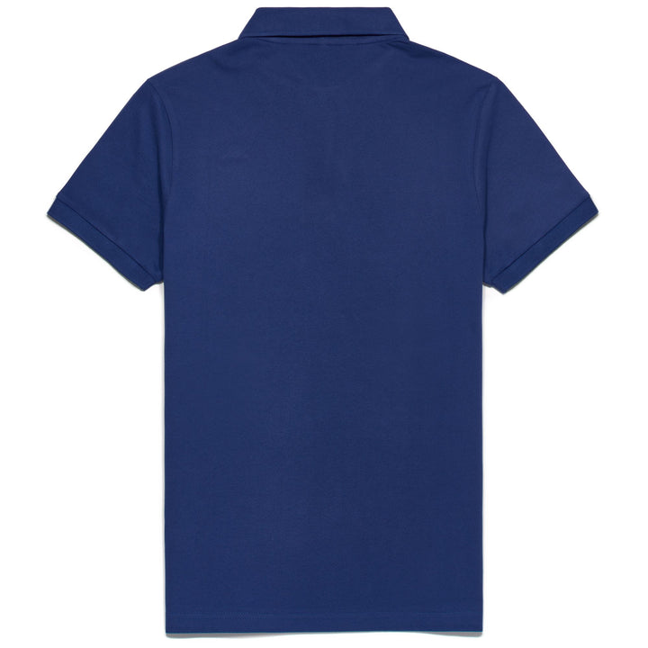 La polo Robe di Kappa Man WILLIAM Polo BLUE TWILIGHT Dressed Front (jpg Rgb)	