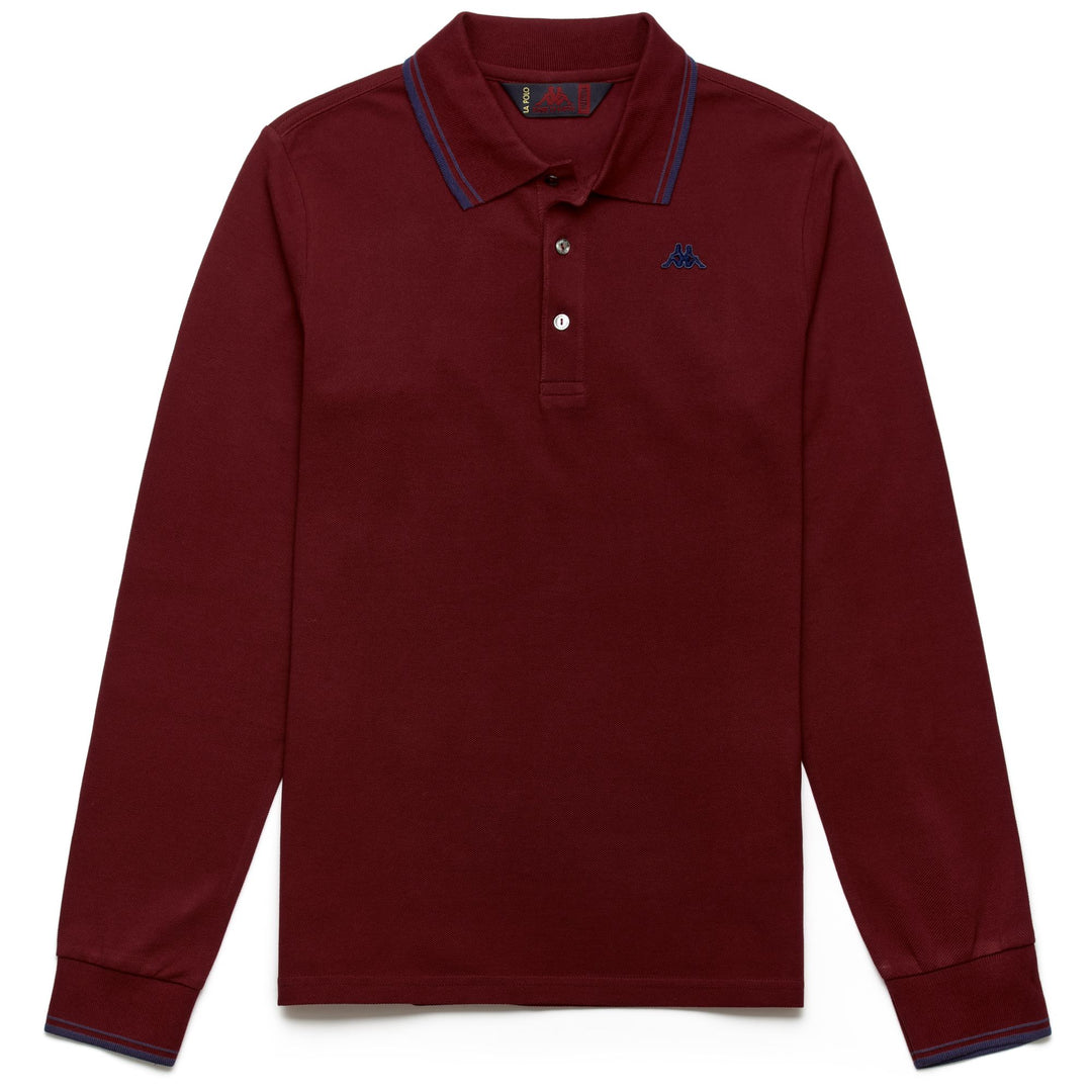 La polo Robe di Kappa Man GORD Polo RED BORDEAUX - BLUE MARINE Photo (jpg Rgb)			