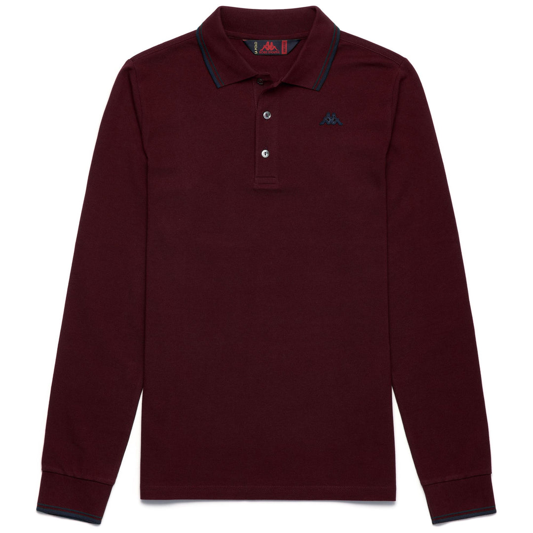 La polo Robe di Kappa Man GORD Polo RED DAHLIA - BLUE NAVY Photo (jpg Rgb)			