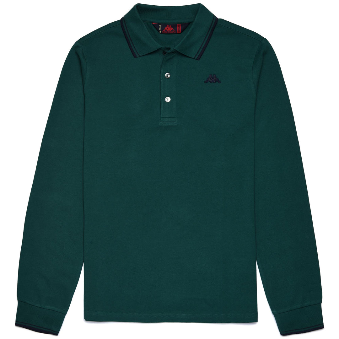 La polo Robe di Kappa Man GORD Polo GREEN TREKKING - BLUE NAVY Photo (jpg Rgb)			