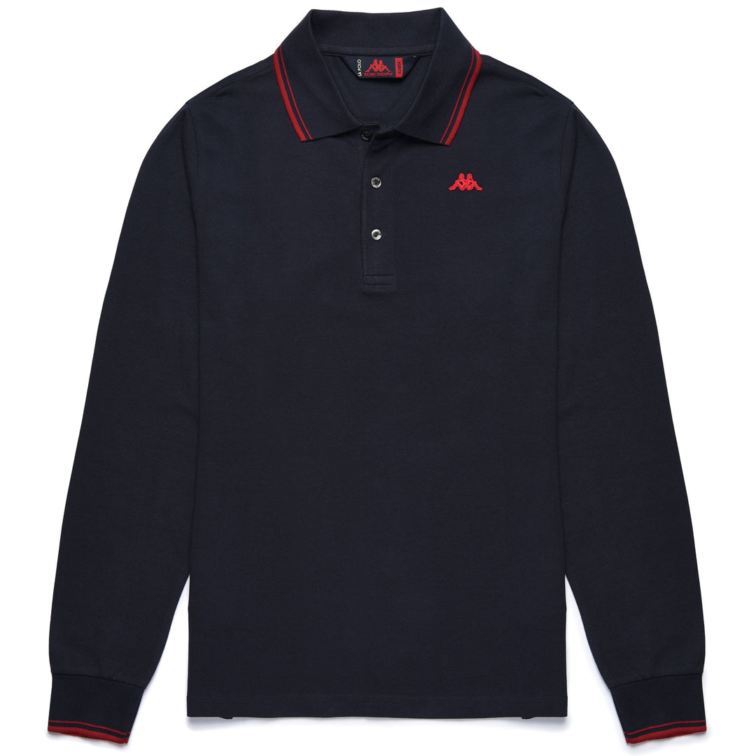 La polo Robe di Kappa Man GORD Polo BLUE NAVY - RED CHILY PEPPER Photo (jpg Rgb)			