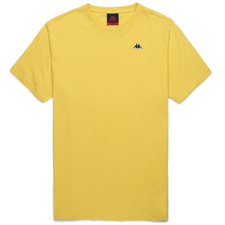 T-ShirtsTop Man LUC T-Shirt YELLOW MAIZE - BLUE NAVY Photo (jpg Rgb)			