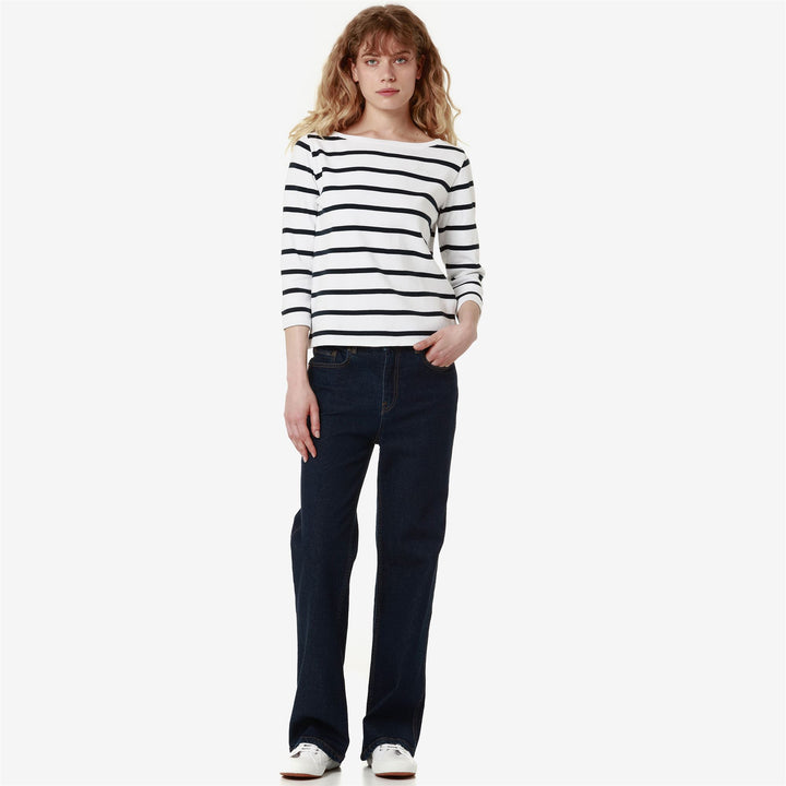 Pants Woman ARGOS 5 Pockets BLUE DK DENIM Dressed Back (jpg Rgb)		