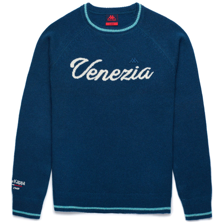 KNITWEAR Man EROI KNIT VENEZIA Jumper BLUE MAJOLICA - WHITE NATURAL - AZURE DIRTY Photo (jpg Rgb)			