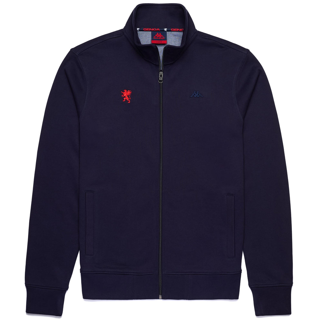 Fleece Man ROD GENOA Jacket BLUE MARINE - RED BLAZE Photo (jpg Rgb)			