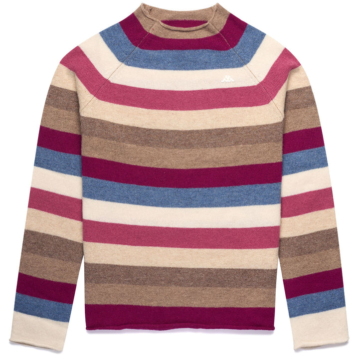 KNITWEAR Woman HILARY Pull Over BEIGE DK - VIOLET RASPBERRY - BLUE INFINITY - WHITE NATURAL - VIOLET ORCHID - BEIGE CLAY - BROWN NATURAL Photo (jpg Rgb)			