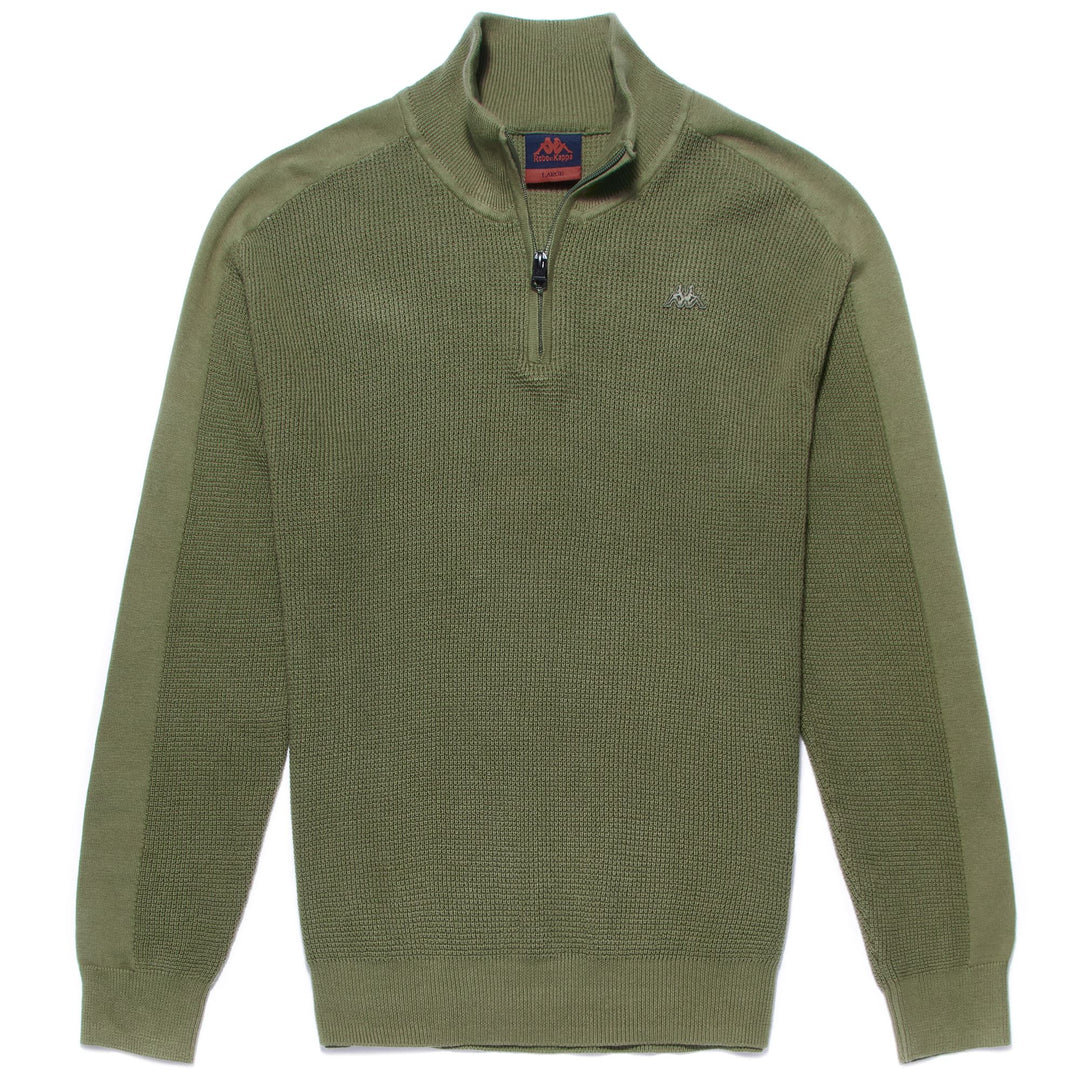 KNITWEAR Man AMBROSIOS Polo GREEN OLIVINE Photo (jpg Rgb)			