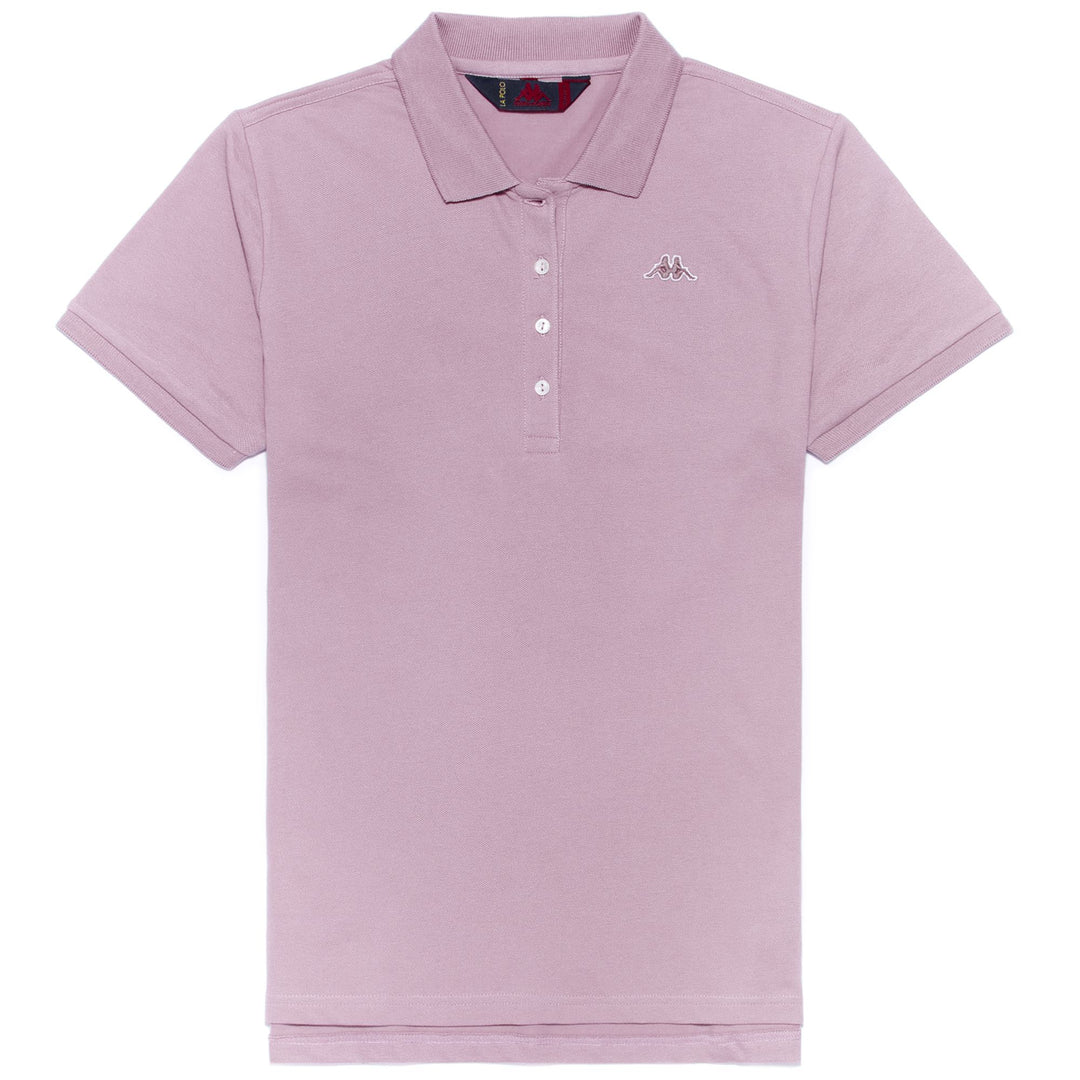 La polo Robe di Kappa Woman CARLY Polo PINK LILAS Photo (jpg Rgb)			