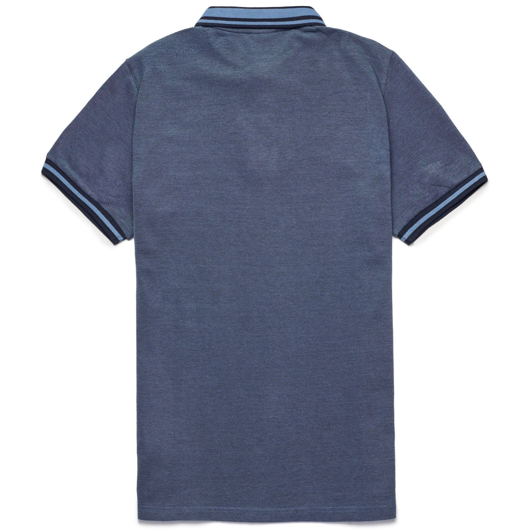 Polo Shirts Man LEAN Polo BLUE ALLURE - BLUE NAVY Dressed Front (jpg Rgb)	