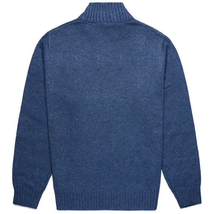 KNITWEAR Man PARKER Polo BLUE INFINITY - BLUE NIGHT SKY Dressed Front (jpg Rgb)	