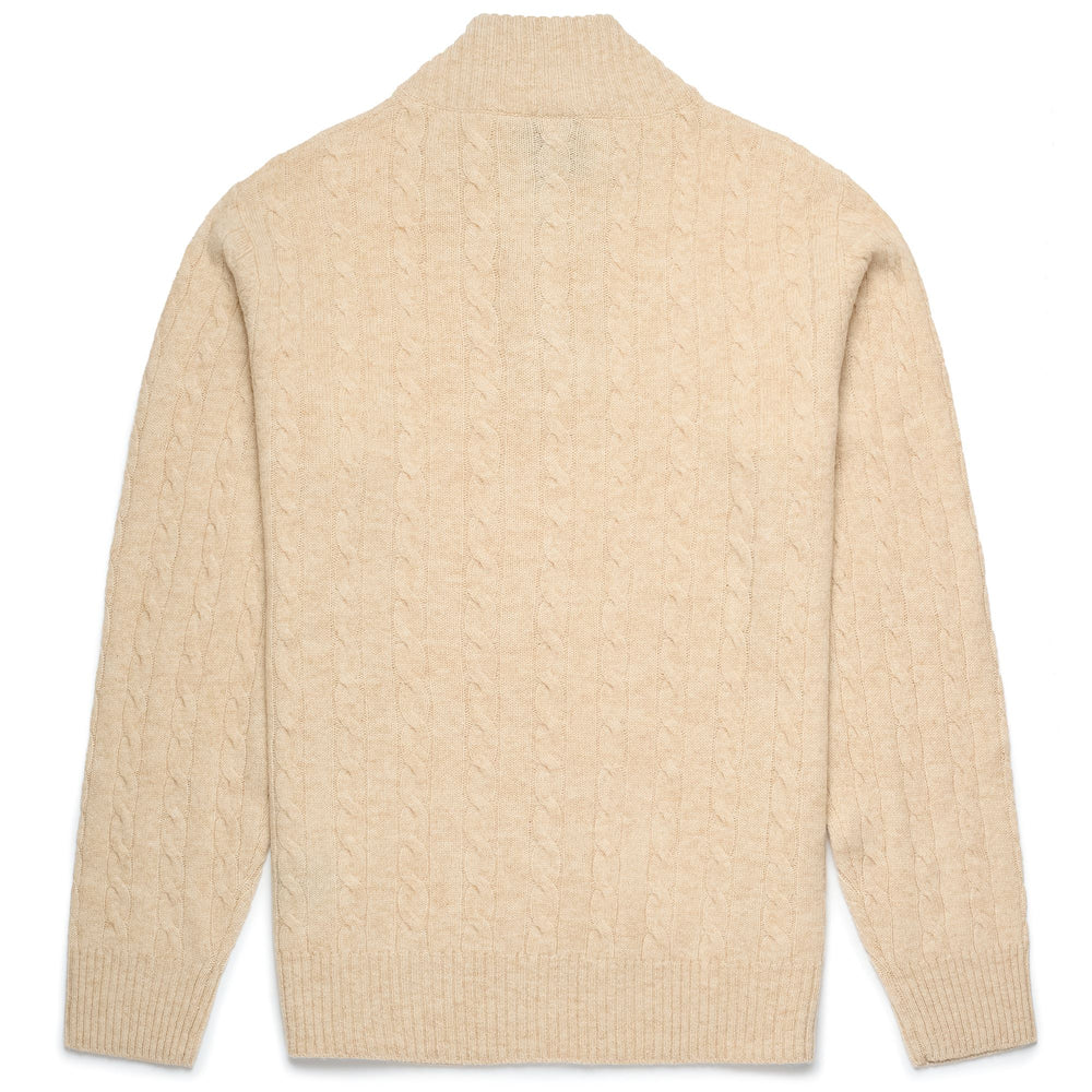 KNITWEAR Man MINGUS Polo BEIGE CLAY Dressed Front (jpg Rgb)	