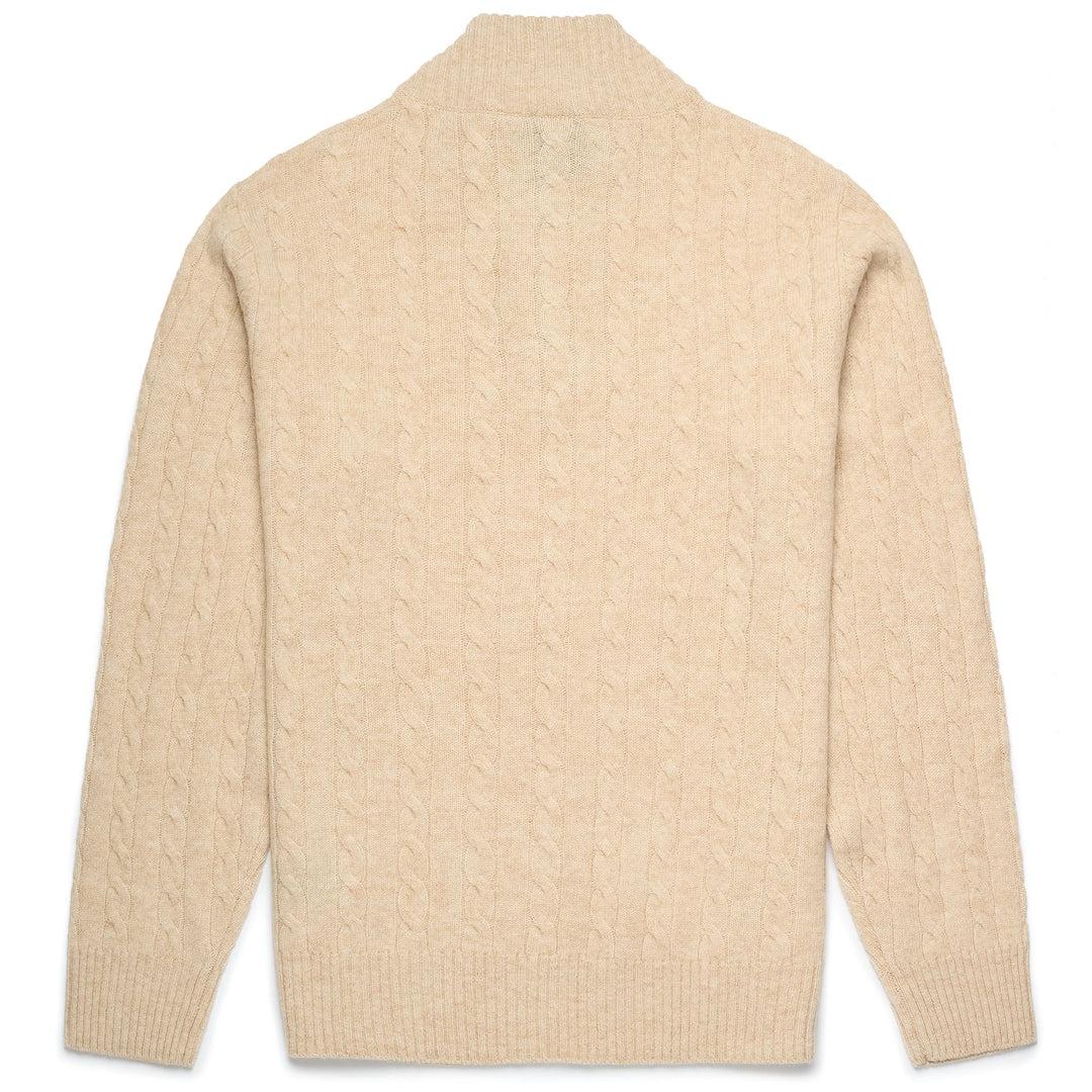 KNITWEAR Man MINGUS Polo BEIGE CLAY Dressed Front (jpg Rgb)	