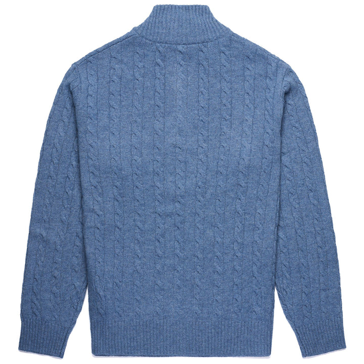 KNITWEAR Man MINGUS Polo BLUE INFINITY Dressed Front (jpg Rgb)	