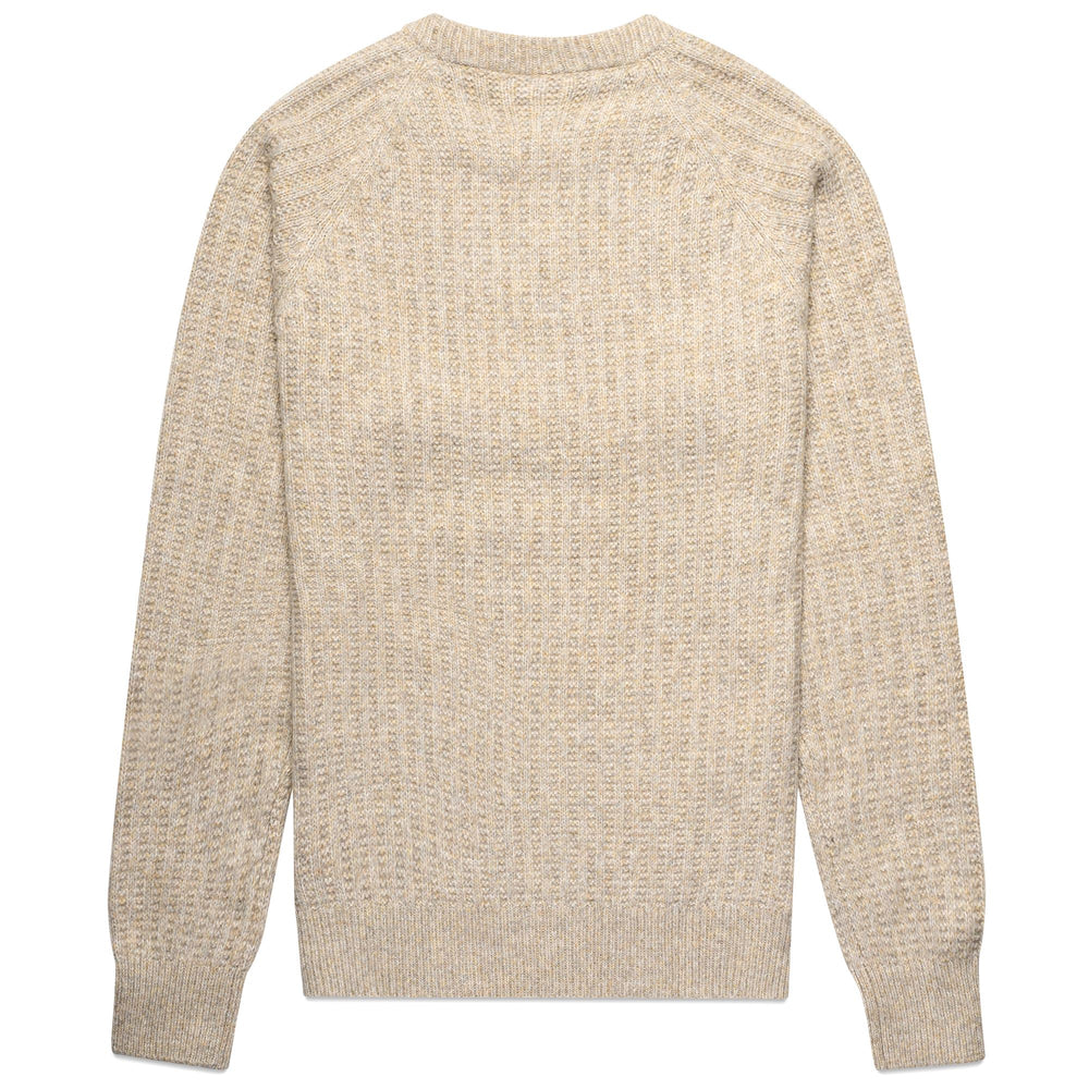 KNITWEAR Man MIMIR Pull Over BEIGE DK Dressed Front (jpg Rgb)	