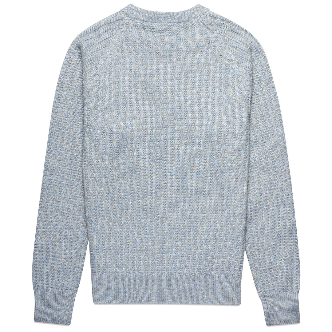 KNITWEAR Man MIMIR Pull Over BLUE INFINITY Dressed Front (jpg Rgb)	