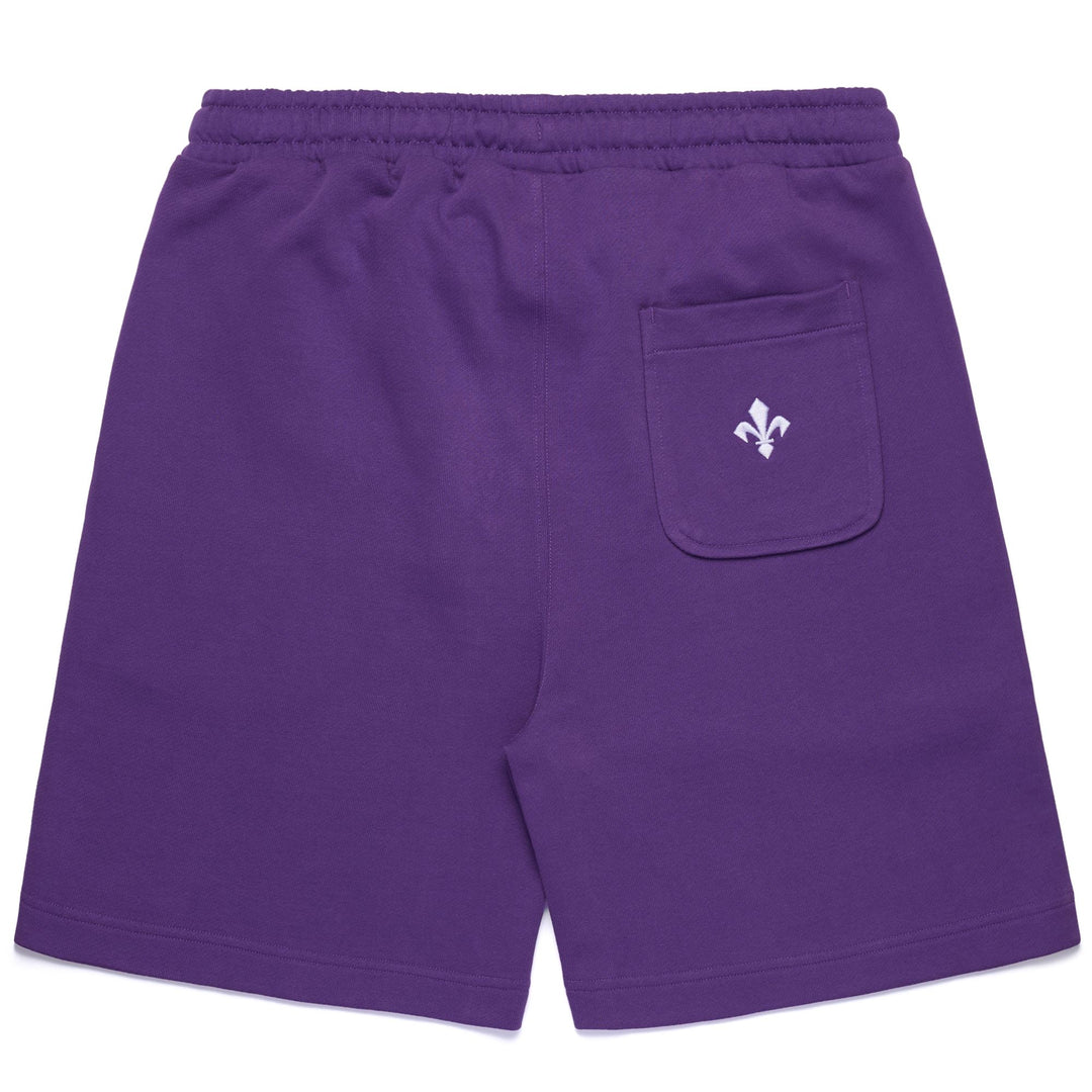 Shorts Man JORIS FIORENTINA Sport Shorts VIOLET INDIGO - WHITE Dressed Front (jpg Rgb)	