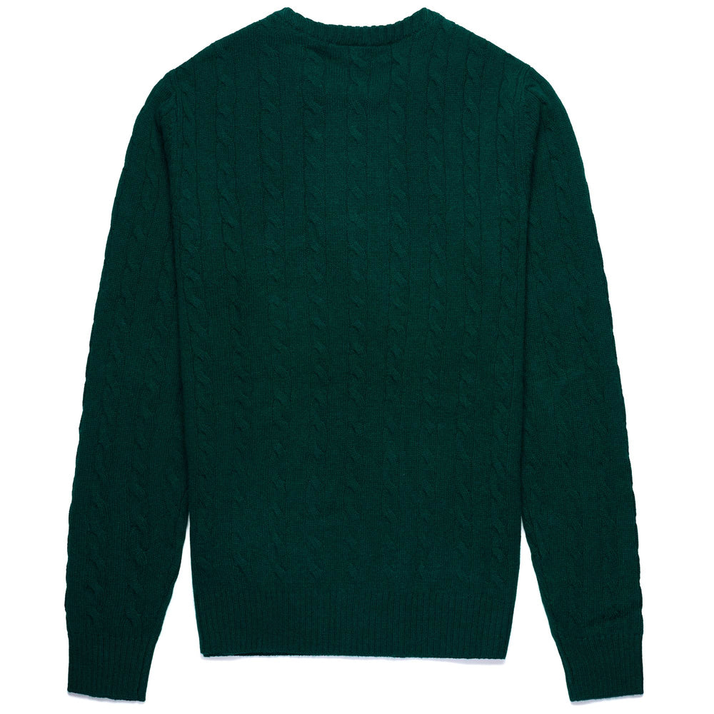 KNITWEAR Man HERBIE Pull Over GREEN DK RAIN Dressed Front (jpg Rgb)	