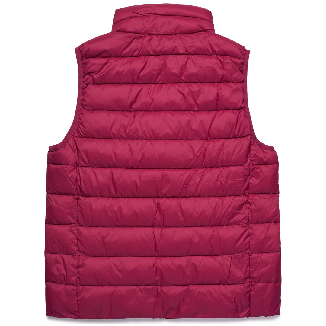 Jackets Woman ALHENA Vest VIOLET RASPBERRY Dressed Front (jpg Rgb)	