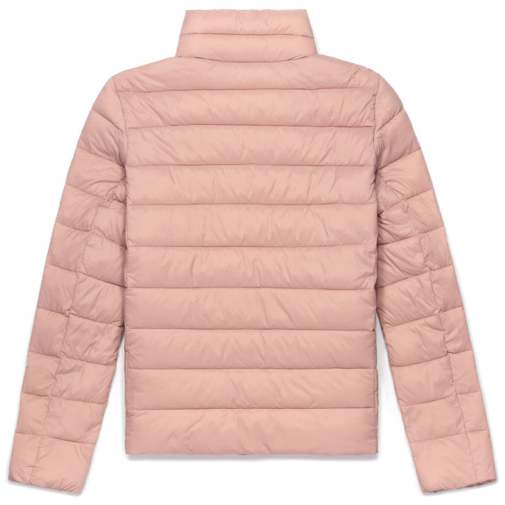 Jackets Woman SYRMA Short PINK SHADOW Dressed Front (jpg Rgb)	