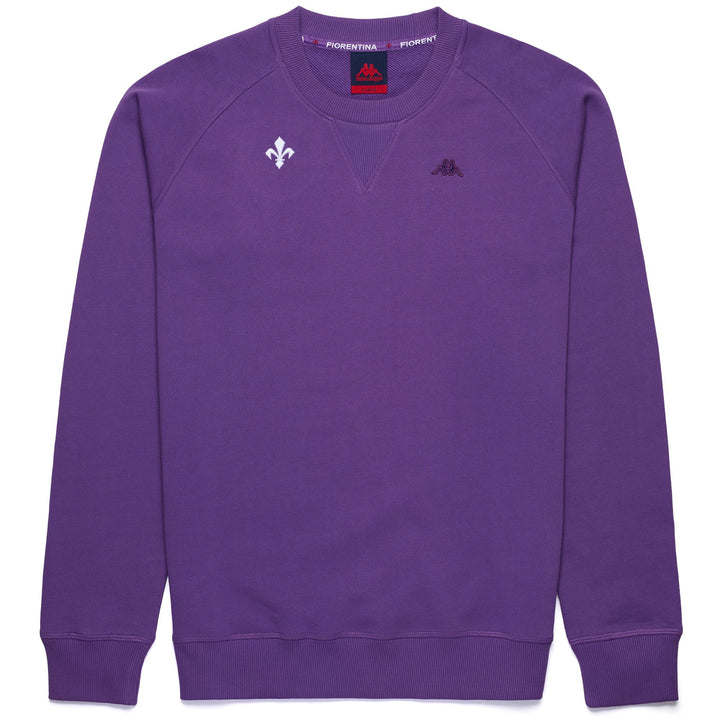 Fleece Man POHU FIORENTINA Jumper VIOLET INDIGO - WHITE Photo (jpg Rgb)			