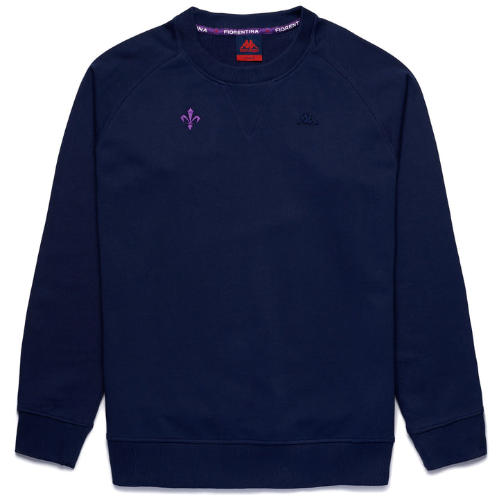 Fleece Man POHU FIORENTINA Jumper BLUE MARINE - VIOLET INDIGO Photo (jpg Rgb)			