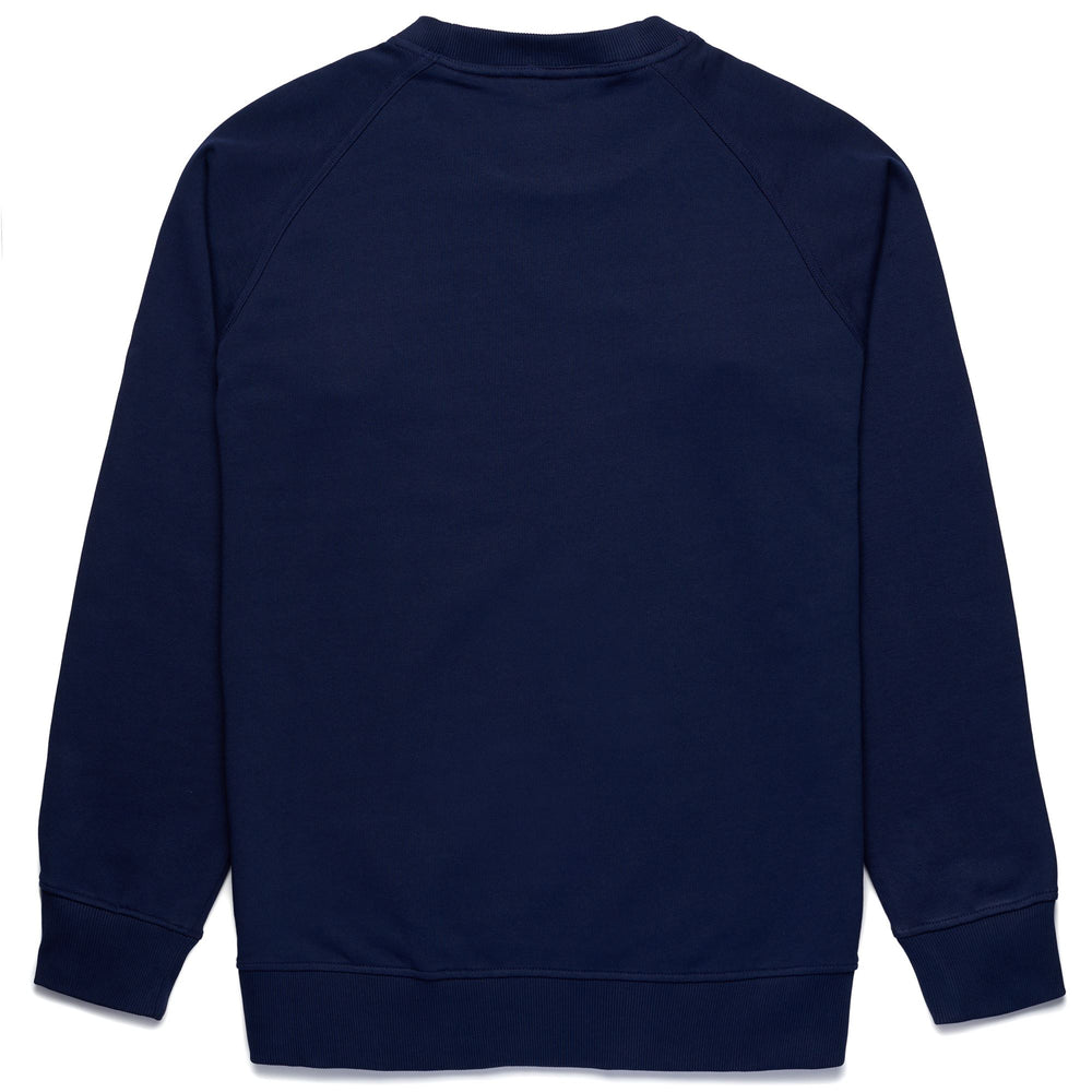 Fleece Man POHU FIORENTINA Jumper BLUE MARINE - VIOLET INDIGO Dressed Front (jpg Rgb)	