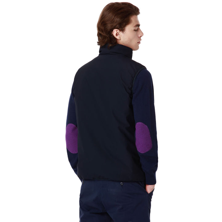 Jackets Man SAILVEST FIORENTINA Mid BLUE MARINE - VIOLET INDIGO Detail Double				