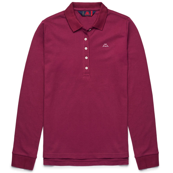 La polo Robe di Kappa Woman LAYA Polo VIOLET RASPBERRY Photo (jpg Rgb)			