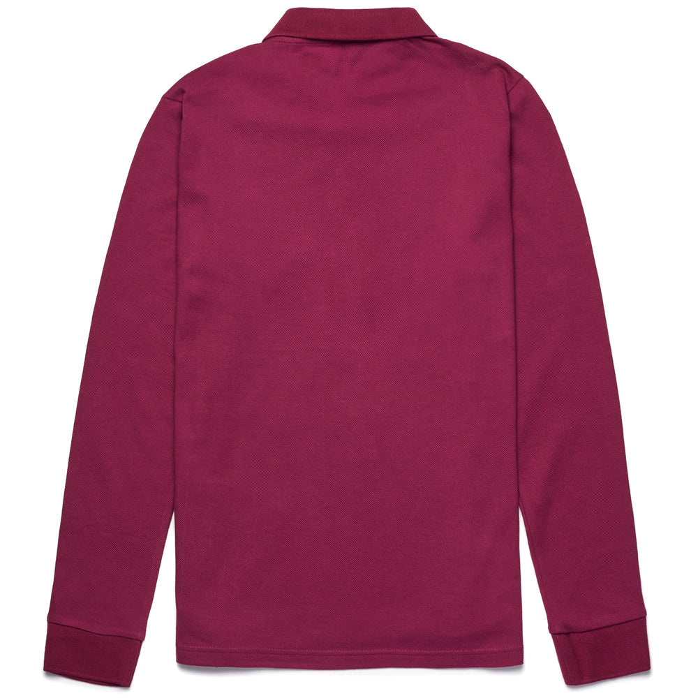 La polo Robe di Kappa Woman LAYA Polo VIOLET RASPBERRY Dressed Front (jpg Rgb)	