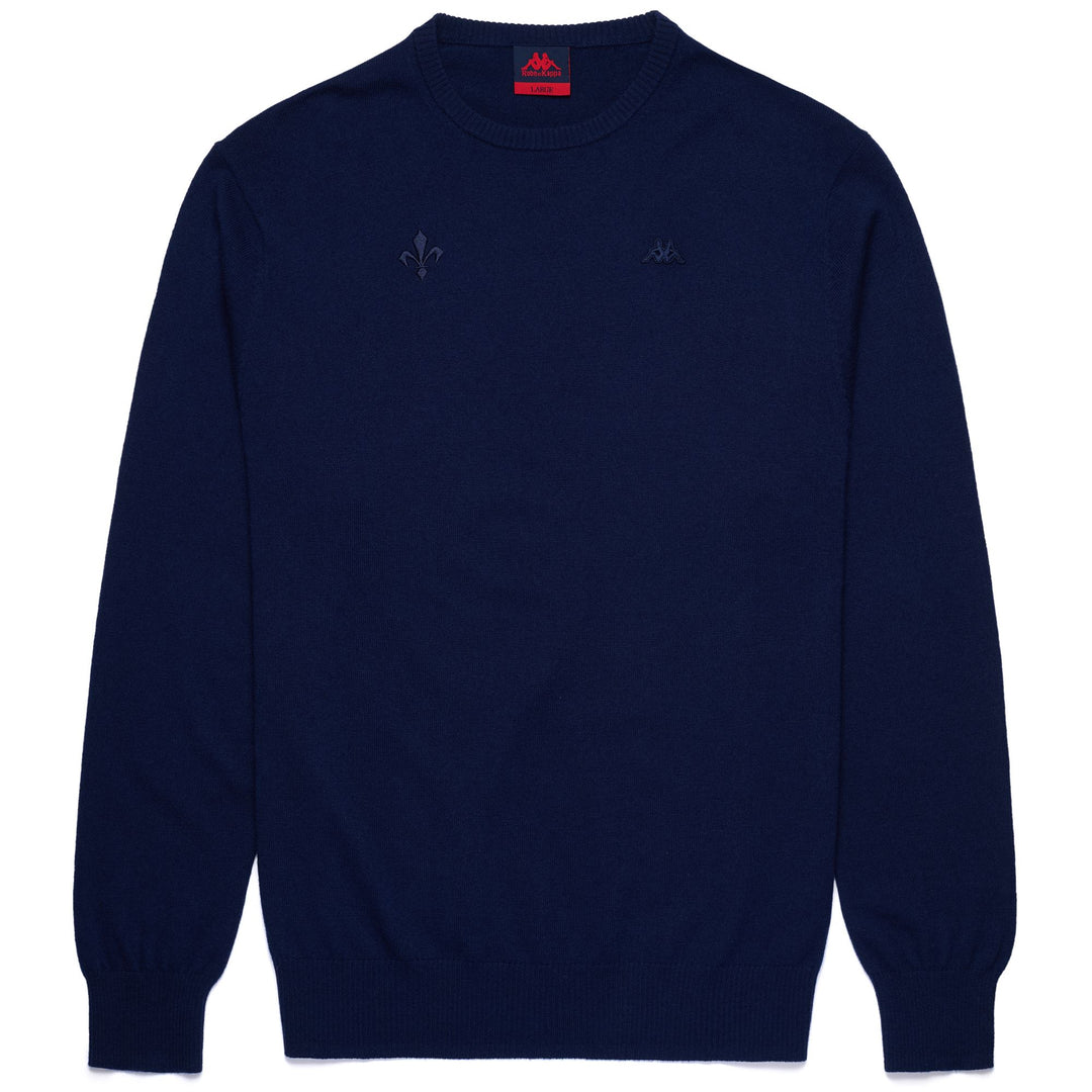 KNITWEAR Man LEILO FIORENTINA Pull Over BLUE MARINE - VIOLET INDIGO Photo (jpg Rgb)			