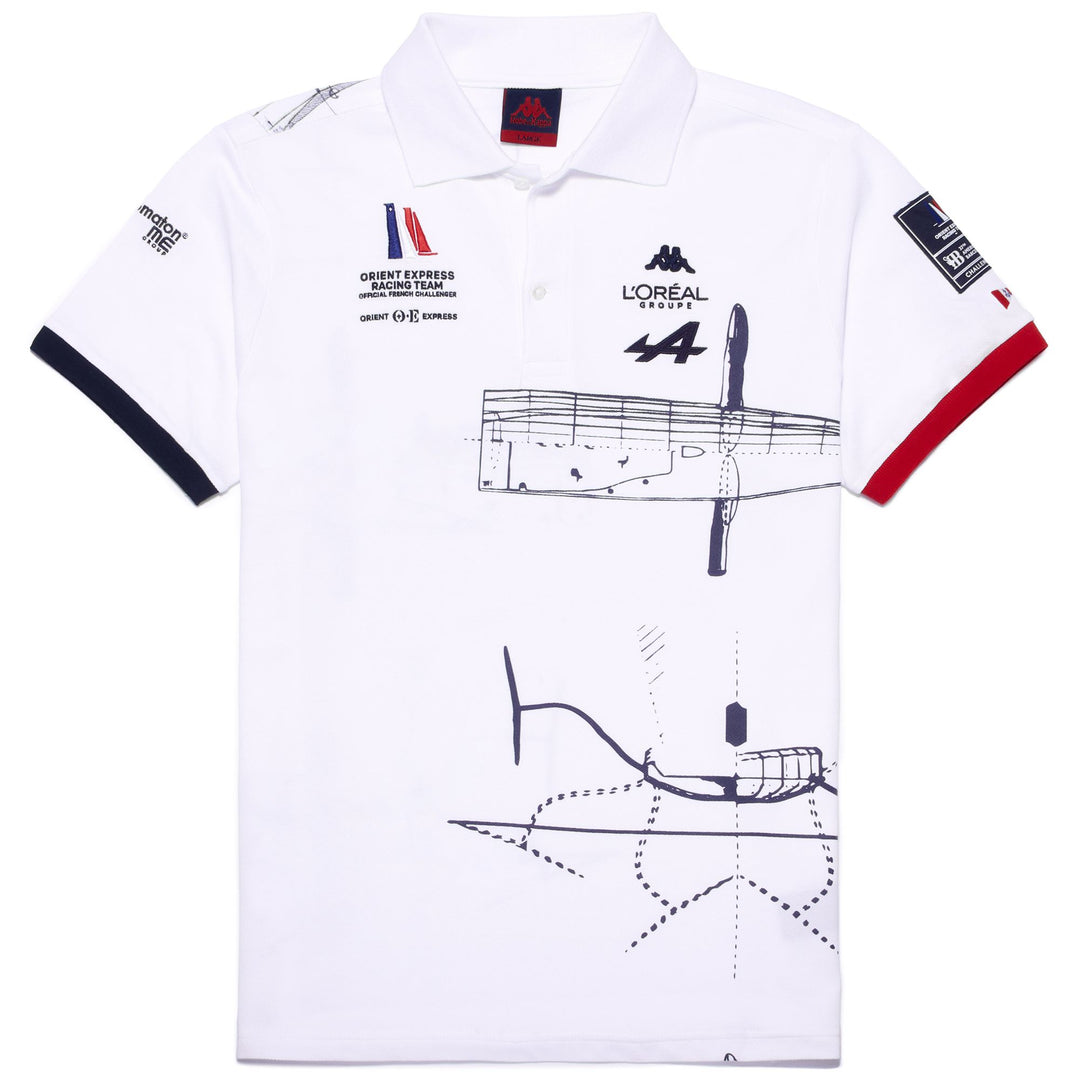 Polo Shirts Man FRANGYS ORIENT EXPRESS Polo WHITE - WHITE Photo (jpg Rgb)			