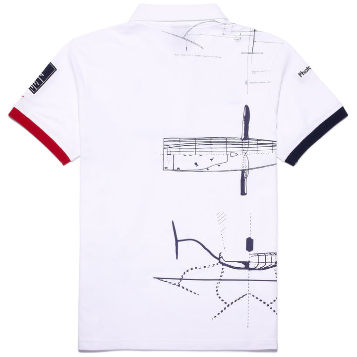 Polo Shirts Man FRANGYS ORIENT EXPRESS Polo WHITE - WHITE Dressed Front (jpg Rgb)	