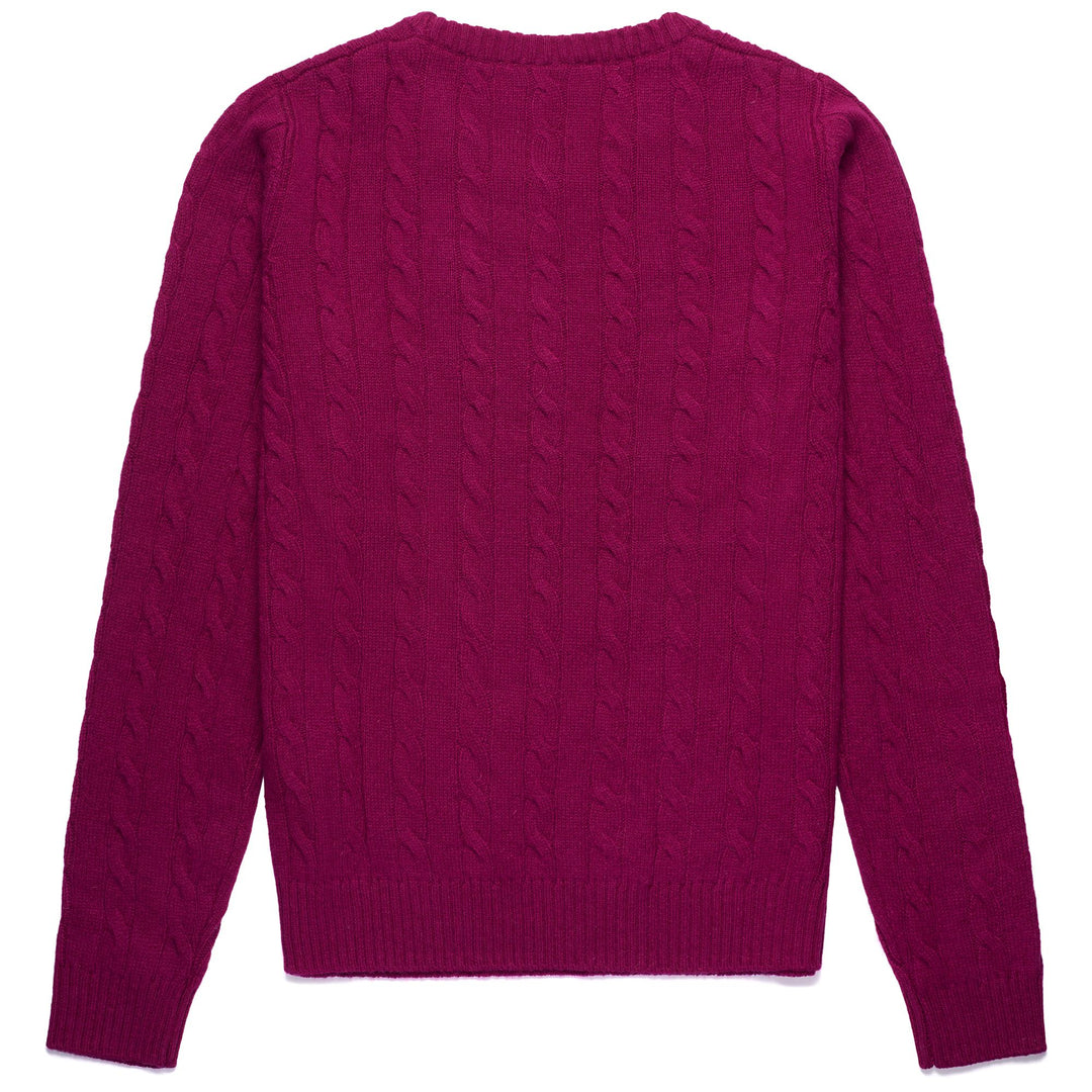 KNITWEAR Woman JOLIE Pull Over VIOLET RASPBERRY Dressed Front (jpg Rgb)	