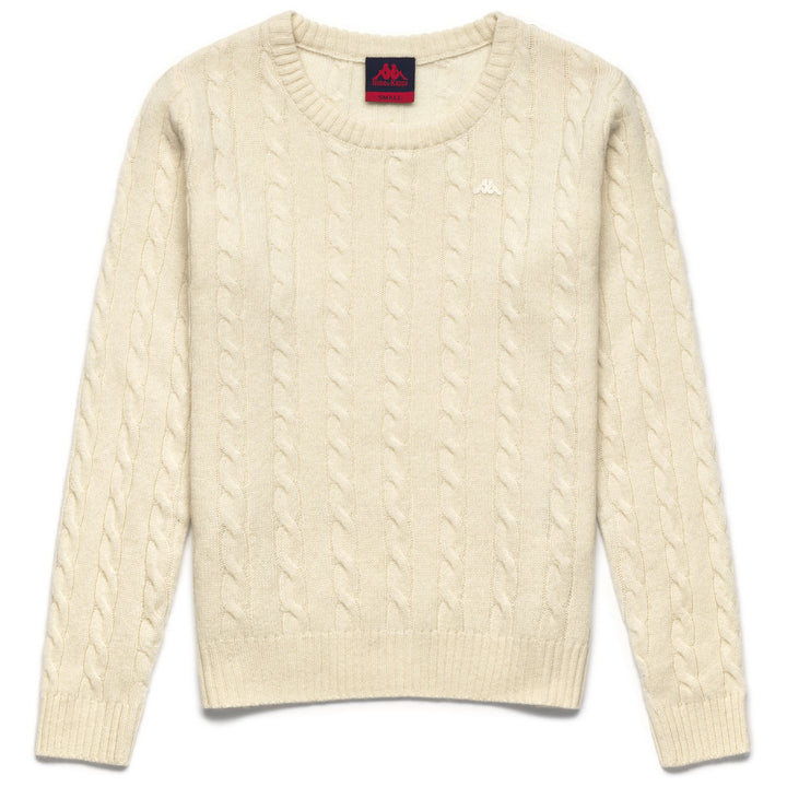 KNITWEAR Woman JOLIE Pull Over WHITE NATURAL Photo (jpg Rgb)			