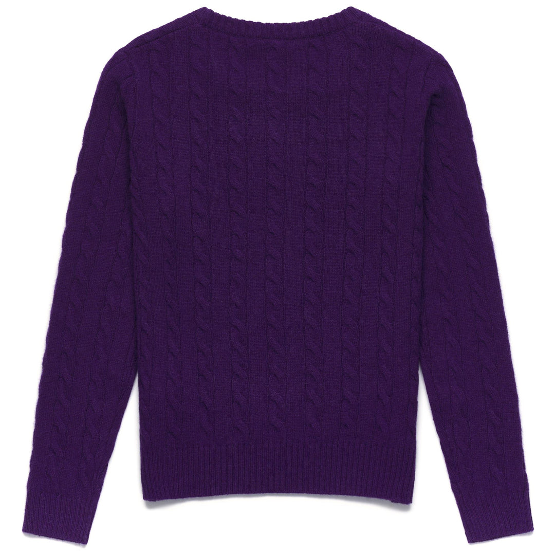 KNITWEAR Woman JOLIE Pull Over VIOLET HELIOTROPE Dressed Front (jpg Rgb)	