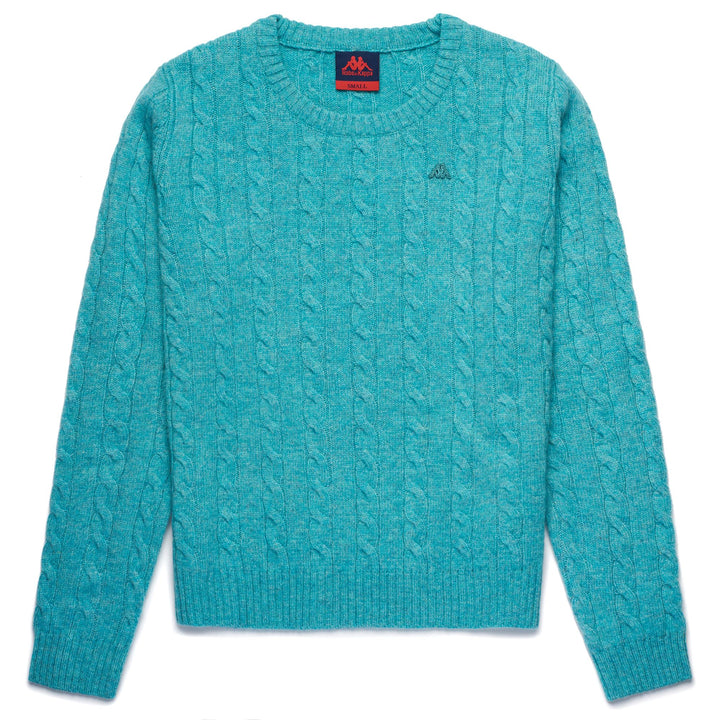 KNITWEAR Woman JOLIE Pull Over AZURE DIRTY Photo (jpg Rgb)			