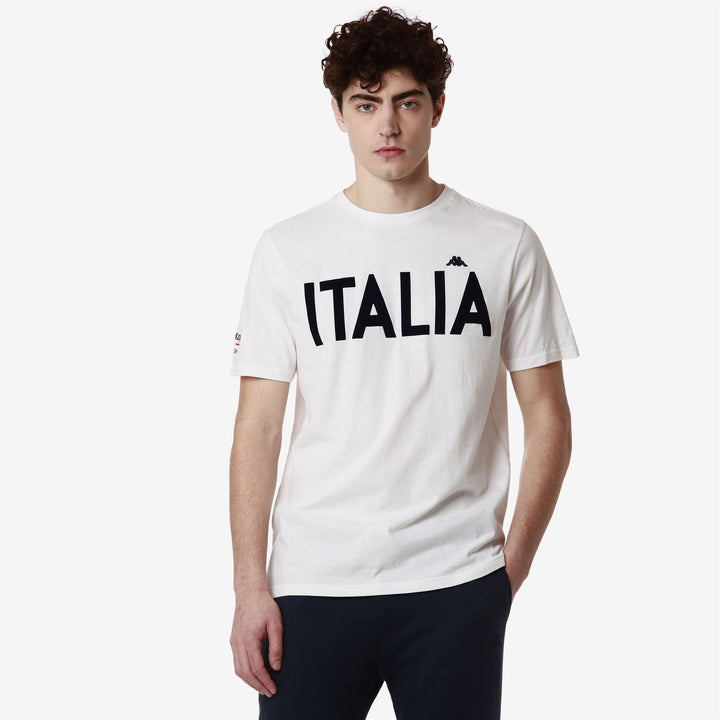 T-ShirtsTop Man EROI TEE ITALIA T-Shirt WHITE NATURAL Detail (jpg Rgb)			