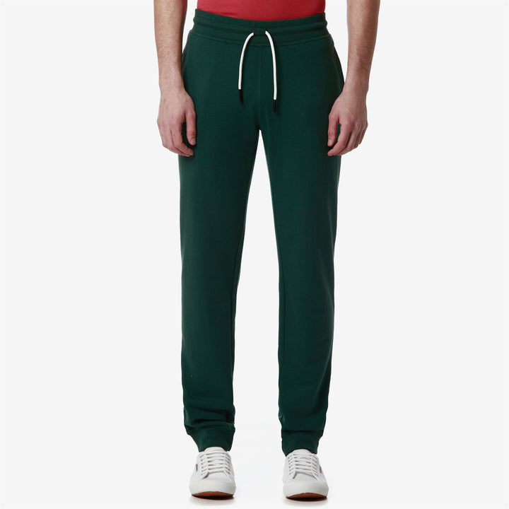 Pants Man DELFO TERRY Sport Trousers GREEN TREKKING Detail (jpg Rgb)			