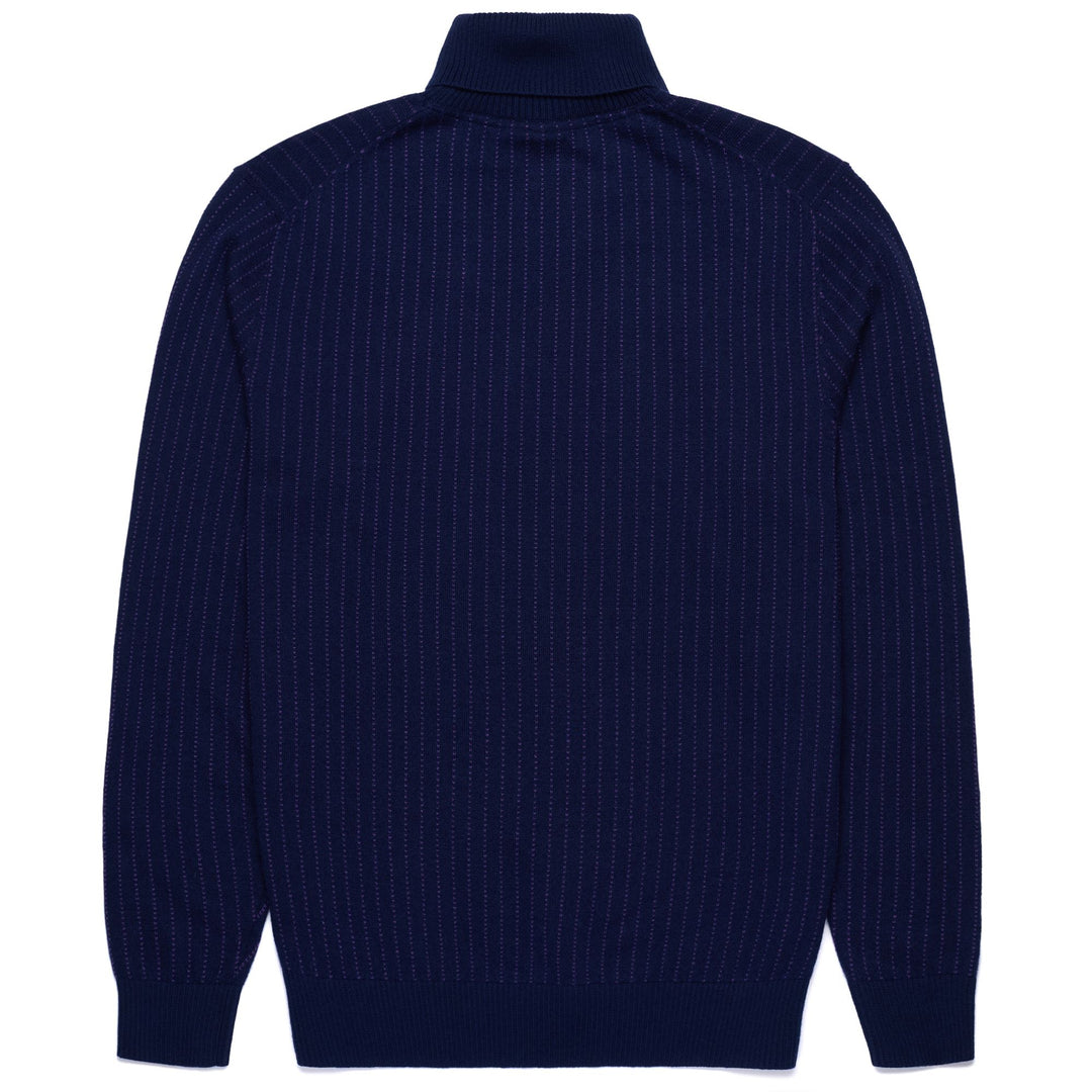 KNITWEAR Man NAUSER FIORENTINA Pull Over BLUE MARINE - VIOLET INDIGO Dressed Front (jpg Rgb)	