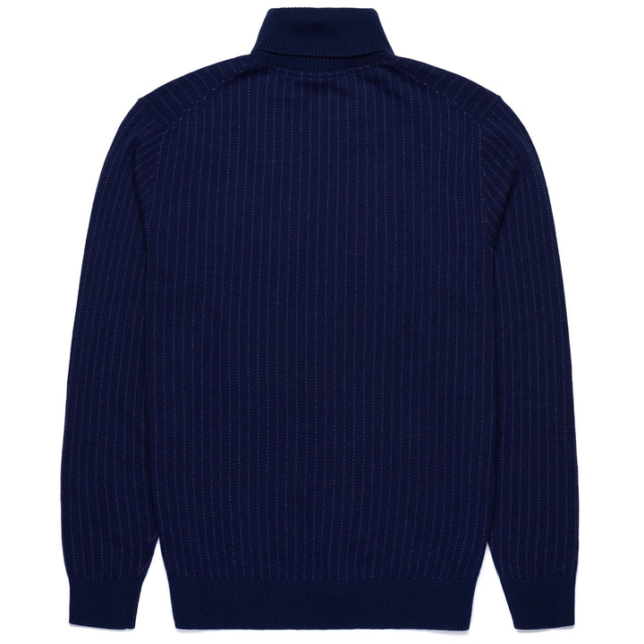 KNITWEAR Man NAUSER FIORENTINA Pull Over BLUE MARINE - VIOLET INDIGO Dressed Front (jpg Rgb)	