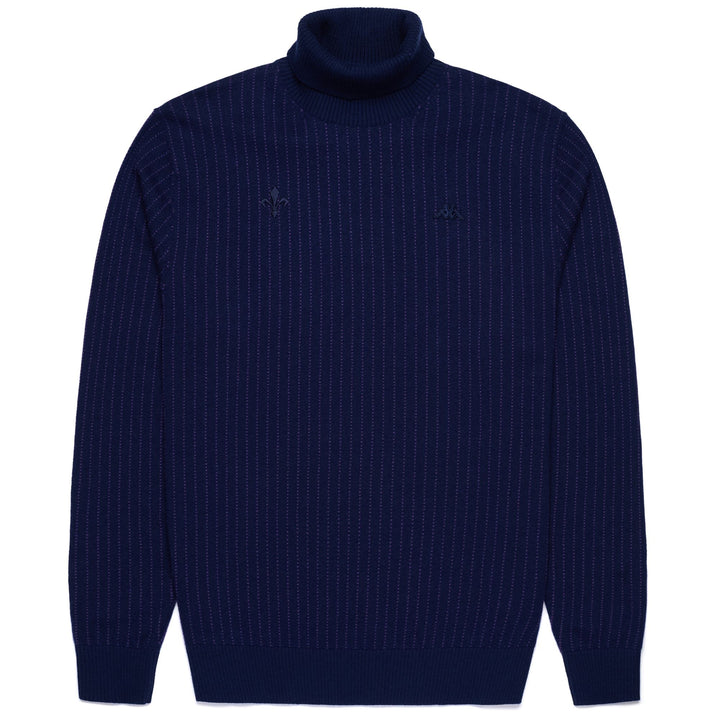 KNITWEAR Man NAUSER FIORENTINA Pull Over BLUE MARINE - VIOLET INDIGO Photo (jpg Rgb)			