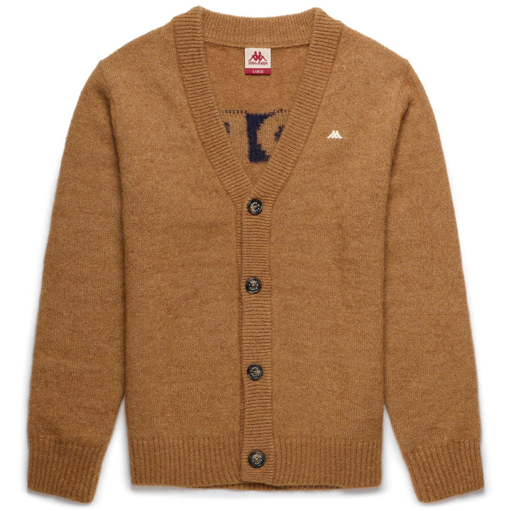 KNITWEAR Man ROBE GIOVANI AKANAUK Cardigan BROWN CAMEL Photo (jpg Rgb)			