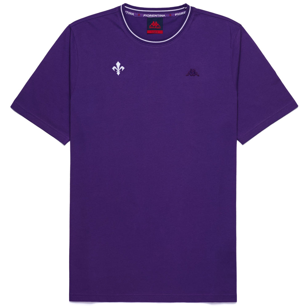 T-ShirtsTop Man LUC FIORENTINA T-Shirt VIOLET INDIGO - WHITE Photo (jpg Rgb)			