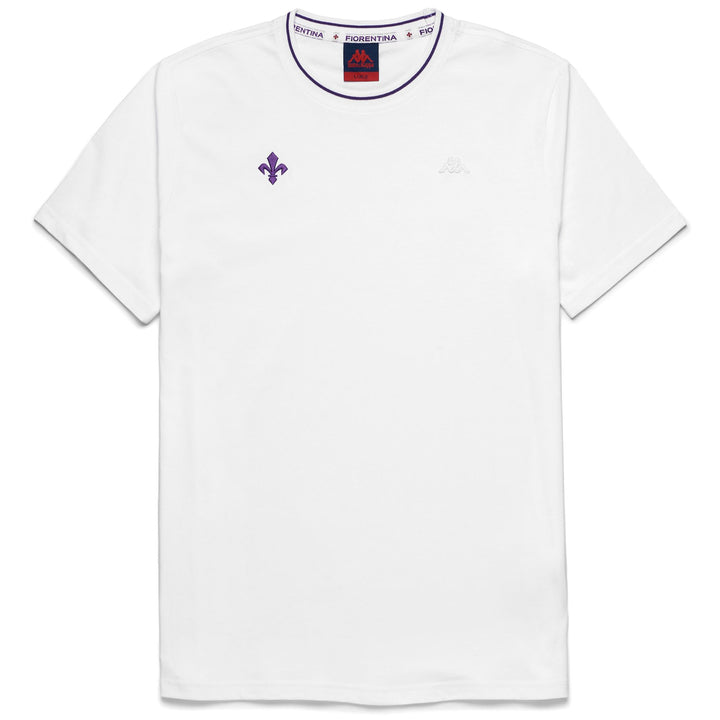 T-ShirtsTop Man LUC FIORENTINA T-Shirt WHITE - VIOLET INDIGO Photo (jpg Rgb)			