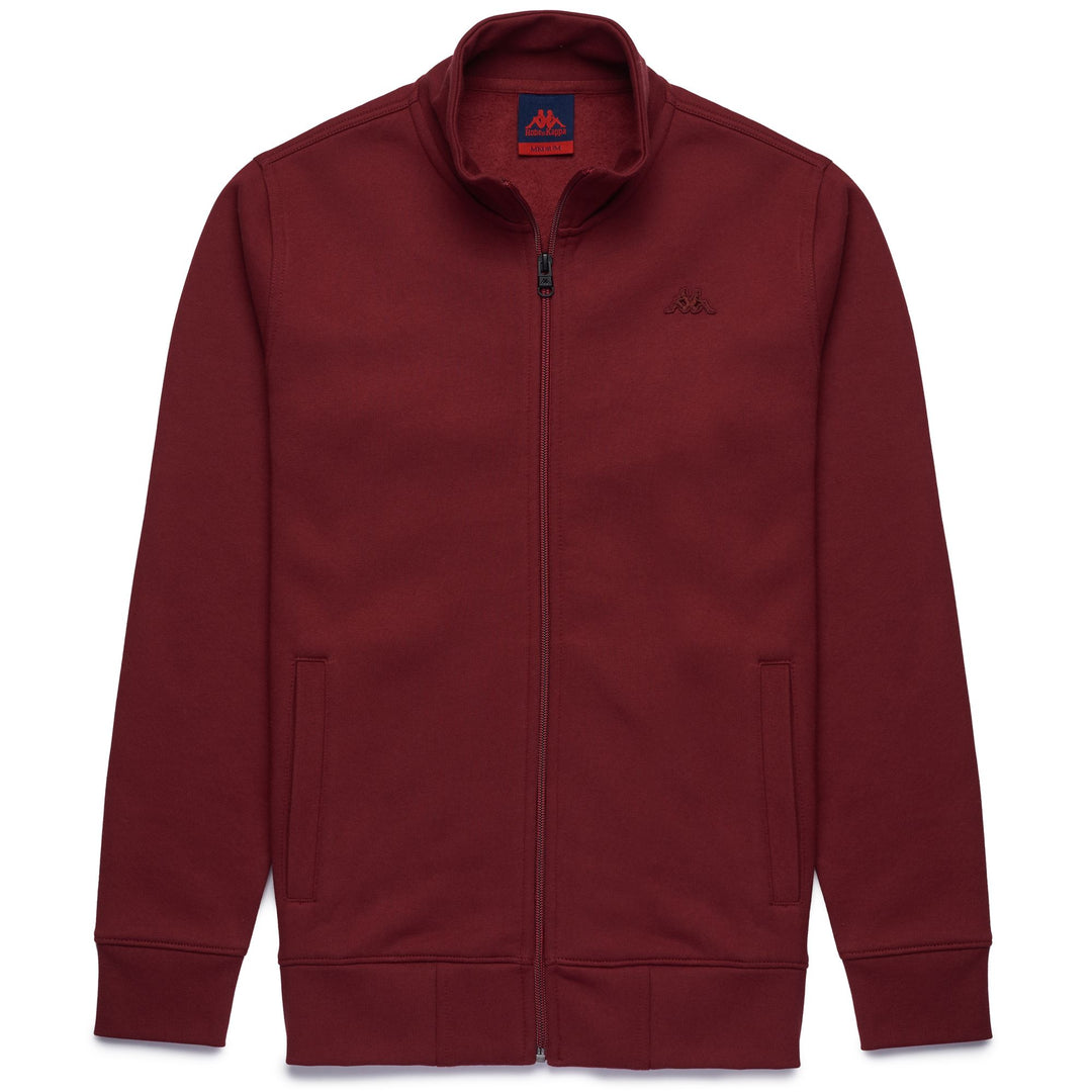 Fleece Man ROD BRUSHED Jacket RED POMEGRANATE Photo (jpg Rgb)			