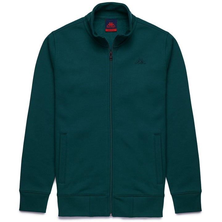 Fleece Man ROD BRUSHED Jacket GREEN DK RAIN Photo (jpg Rgb)			