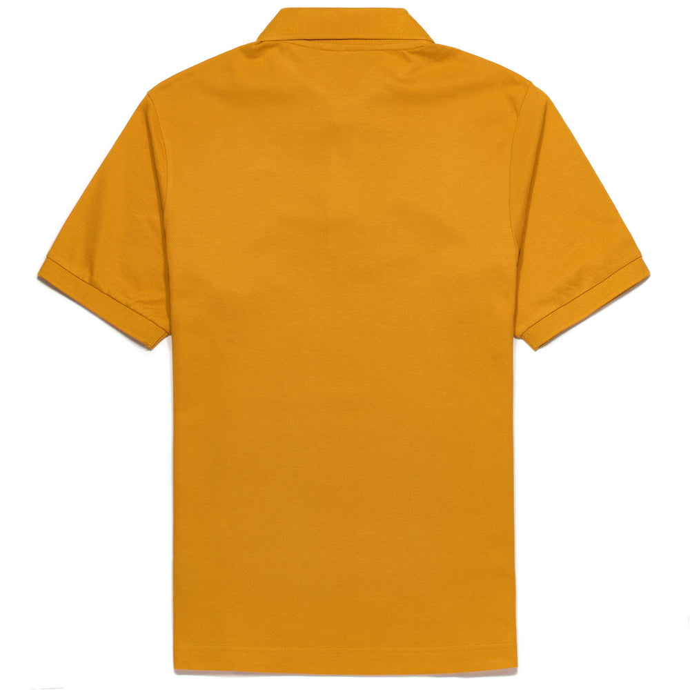 La polo Robe di Kappa Man AARAU Polo YELLOW CADMIUM Dressed Front (jpg Rgb)	