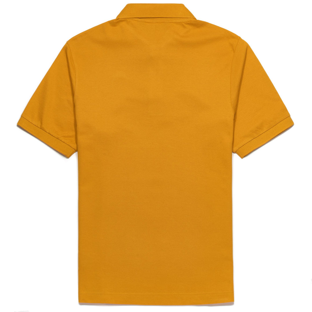 La polo Robe di Kappa Man AARAU Polo YELLOW CADMIUM Dressed Front (jpg Rgb)	